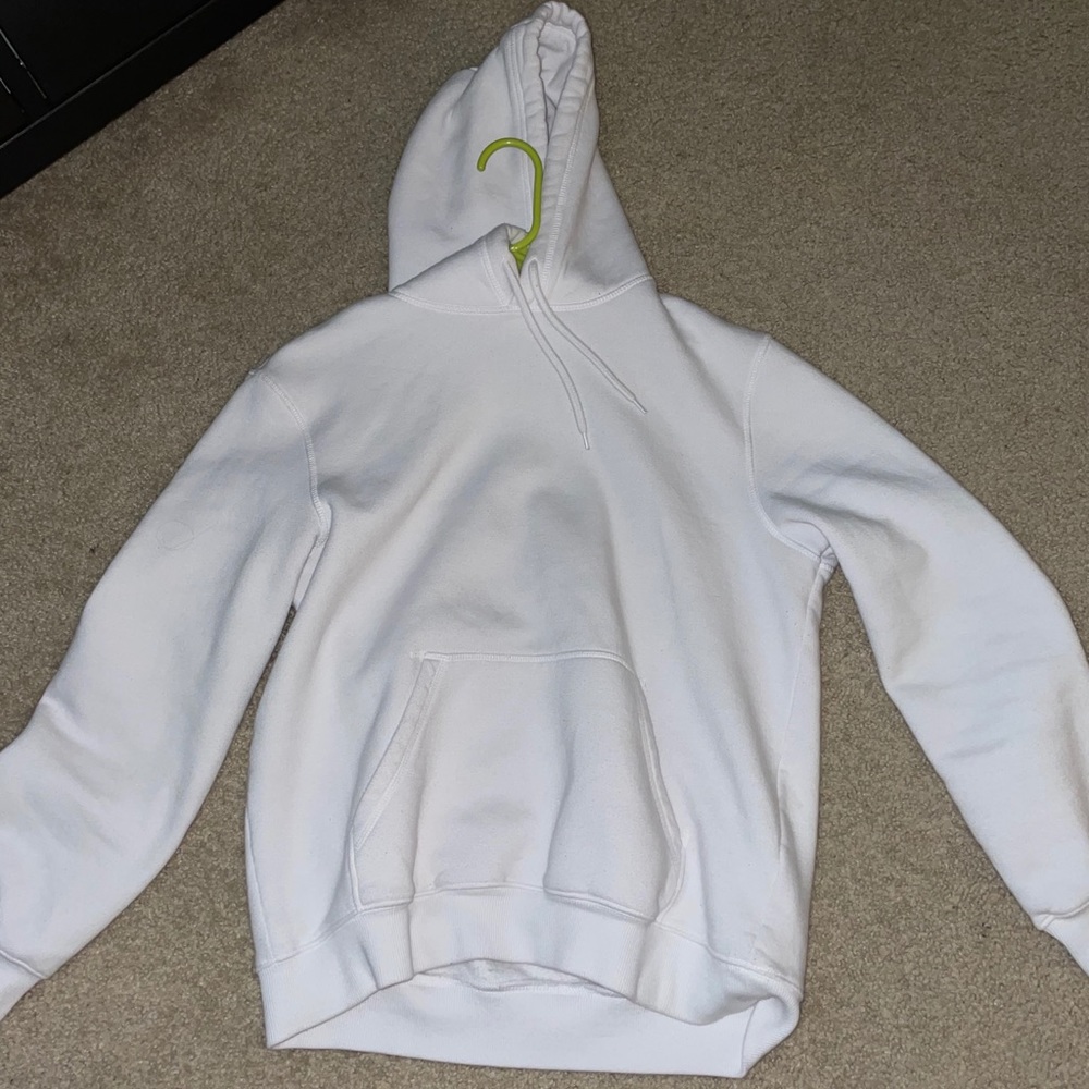 Plain White Sweatshirt